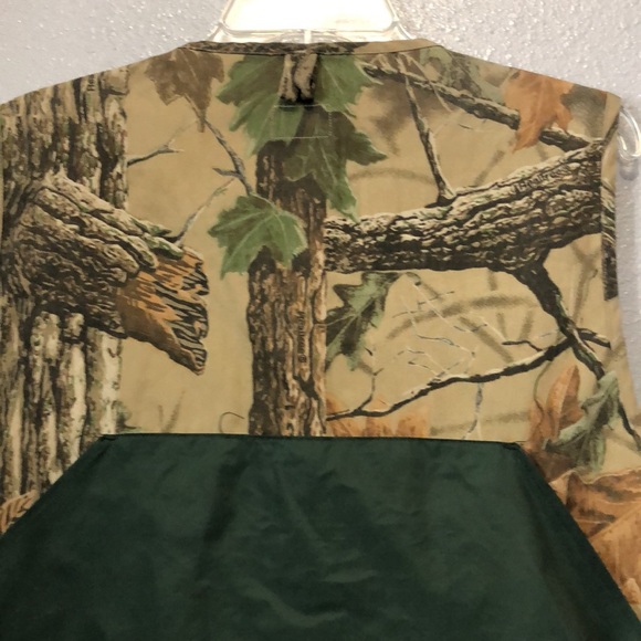 Ozark Trail hunting Vest Men Large L Realtree camouflage camo polyester gorpcore - Picture 9 of 11